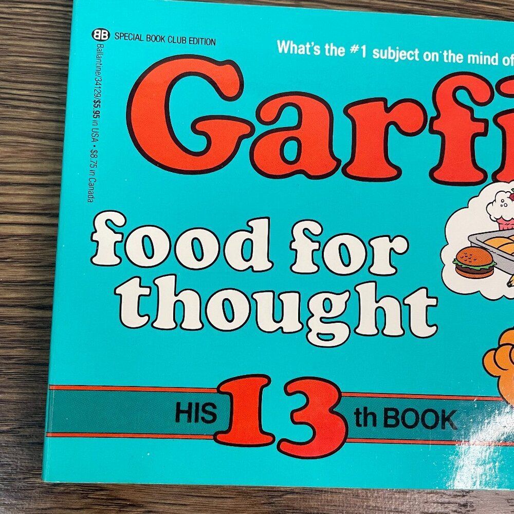 Vintage Garfield: Food for Thought (His 13th Book) by Jim Davis - Classic Comics - Picture 2 of 8